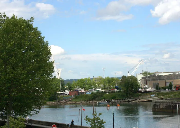 Hotel Western Le Cheval Blanc -vue Sur Le Port-plein Centre Honfleur